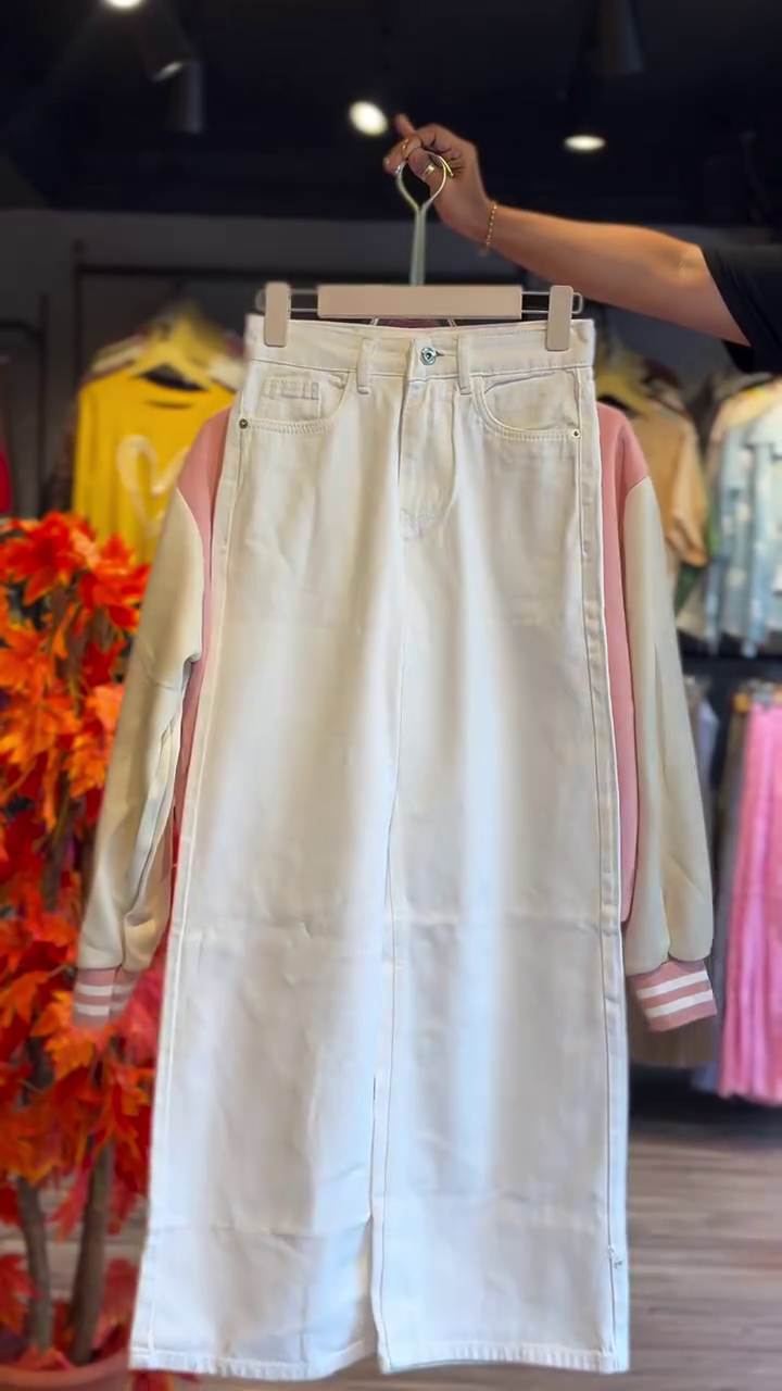 Cute Pink Varsity Jacket Set – Stylish Winter Party Look