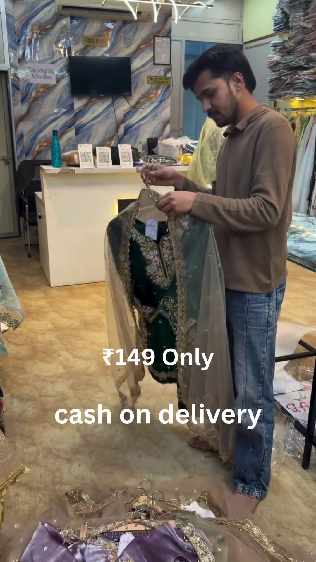 Elegant Embroidered Designer Suit – Festive Luxury