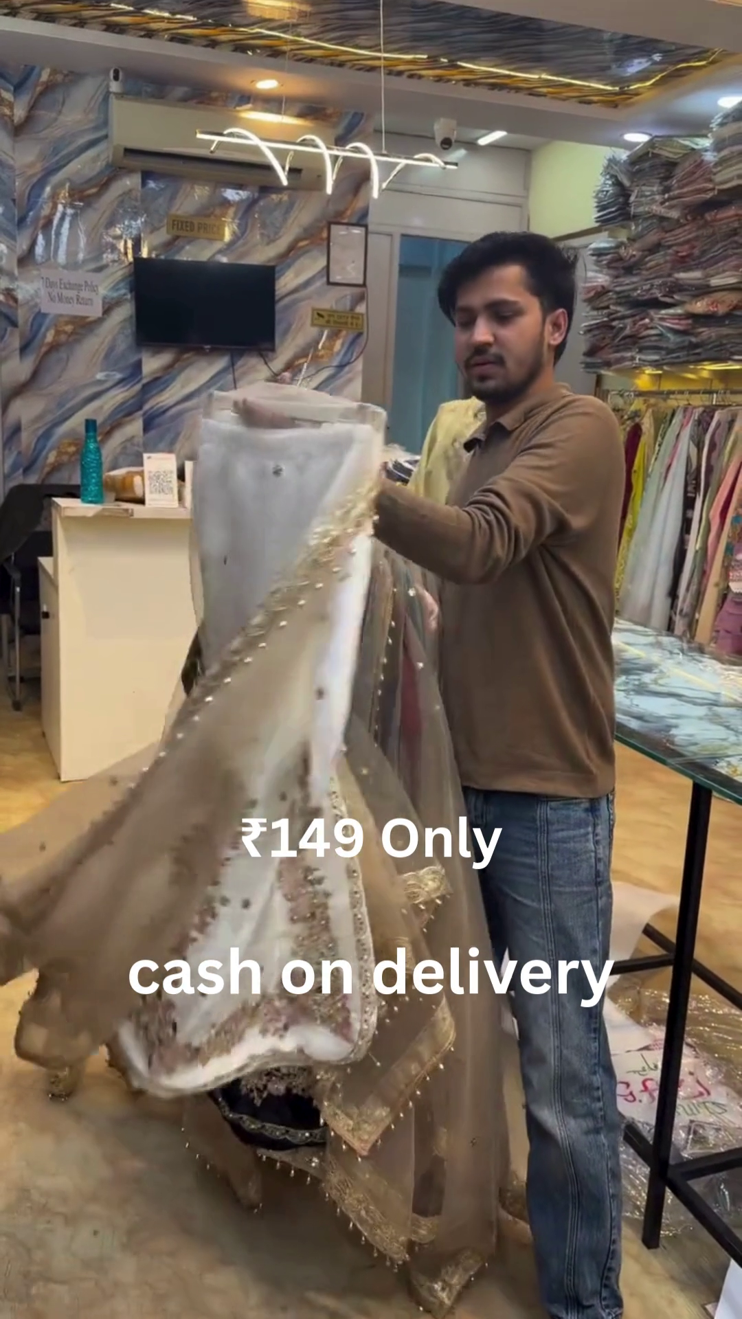 Elegant Embroidered Designer Suit – Festive Luxury