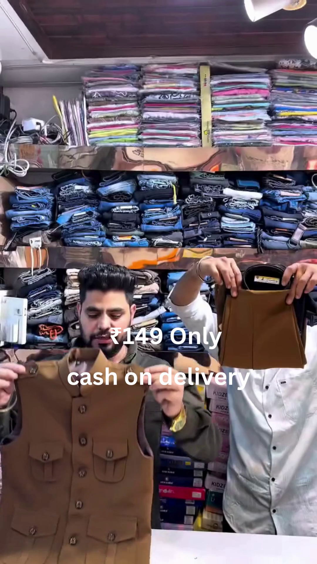 Kids Formal Ethnic Set – Smart Navy Waistcoat Outfit