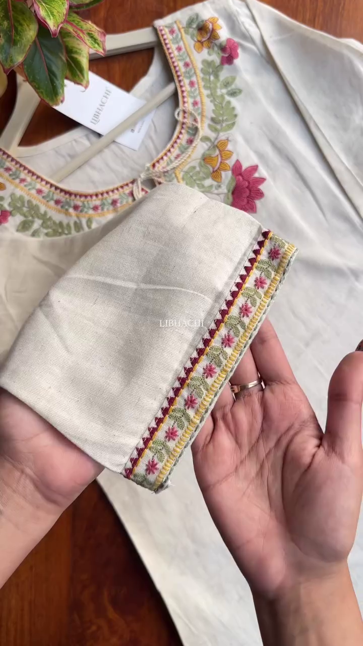 Black Floral Embroidered Kurta – Vibrant Handcrafted Charm