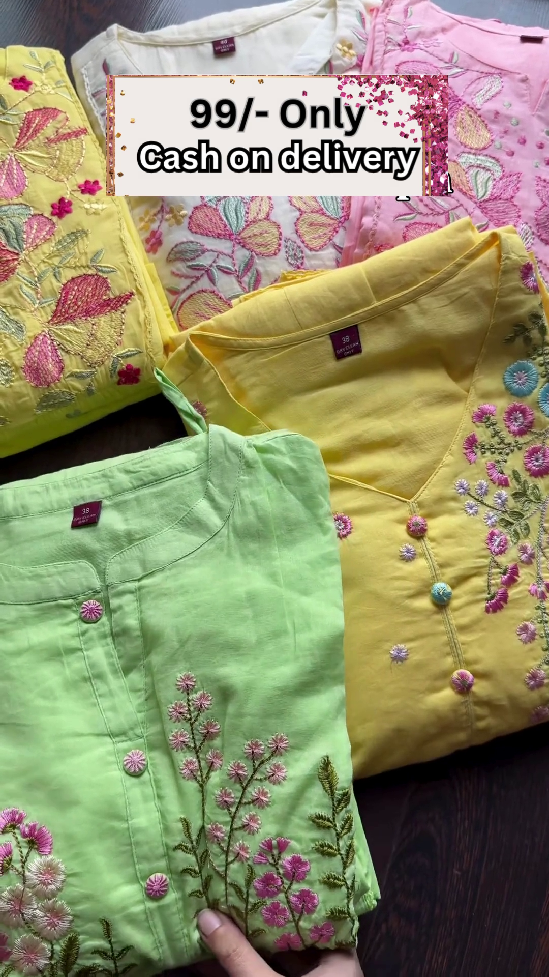 Elegant Lavender Embroidered Suit