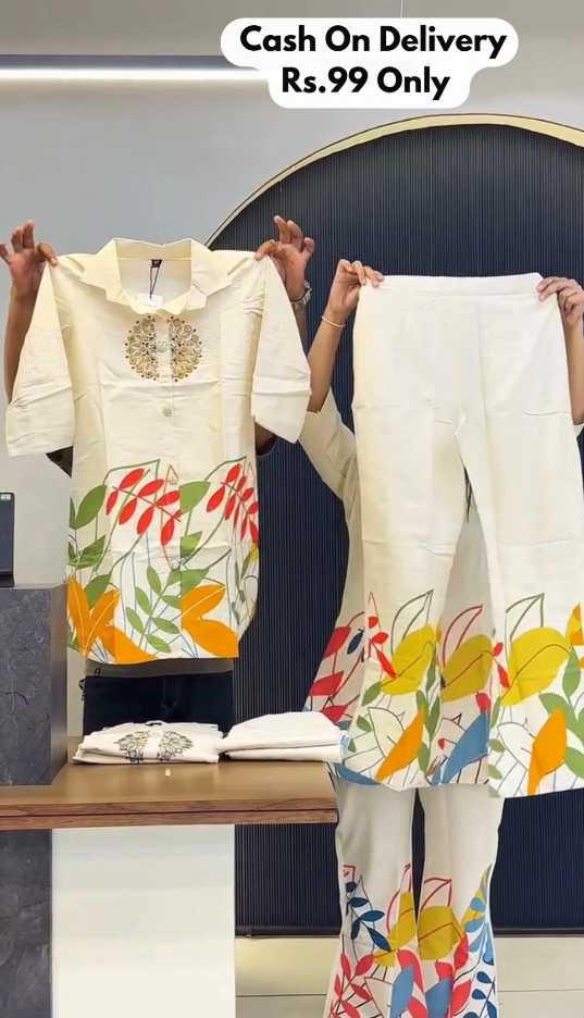 Trendy Printed Co-ord Set – Cash On Delivery