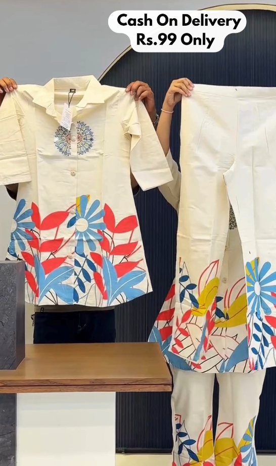 Trendy Printed Co-ord Set – Cash On Delivery