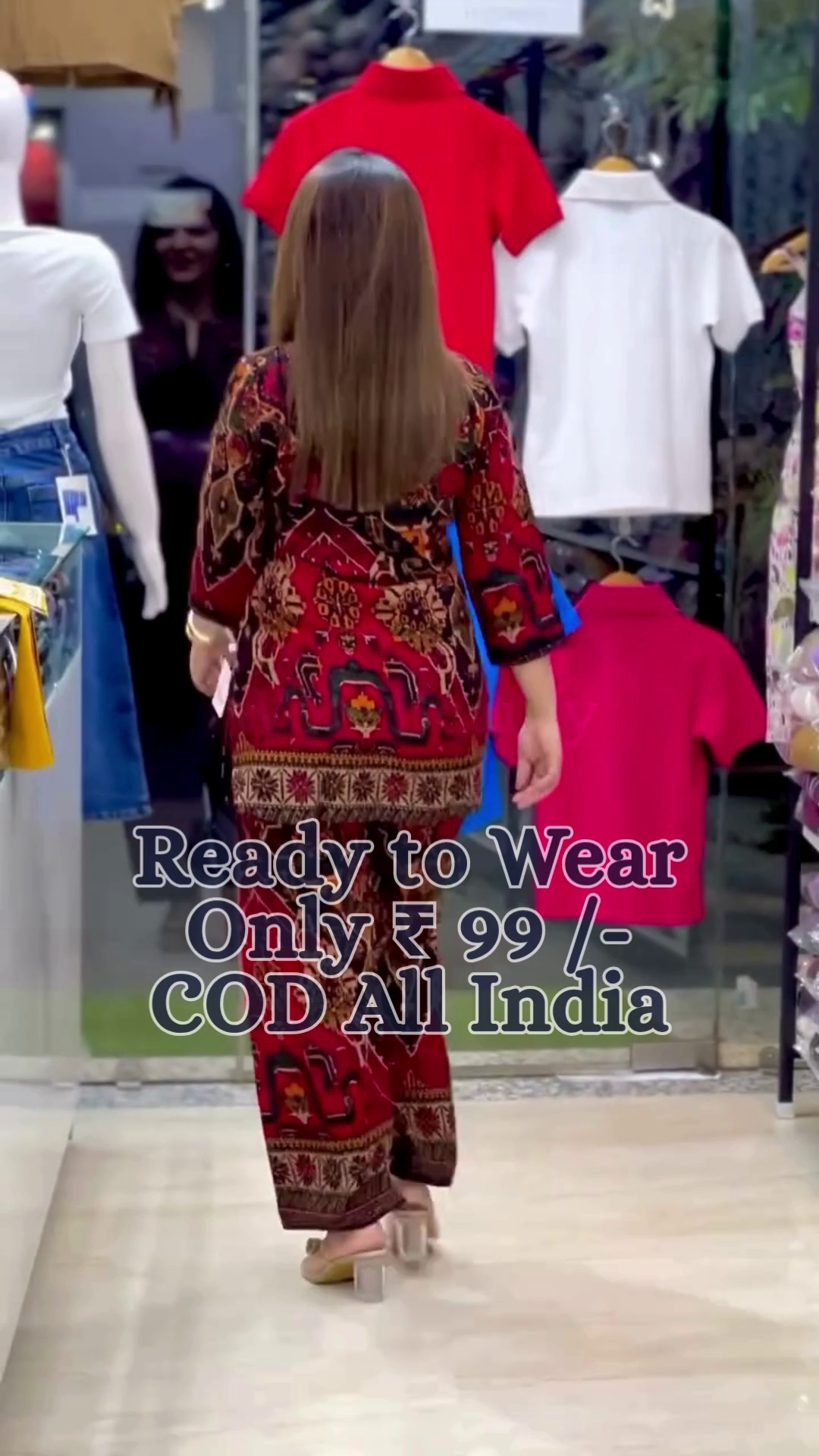 Trendy Printed Ready-to-Wear Kurti Set – Comfortable Everyday Ethnic Style