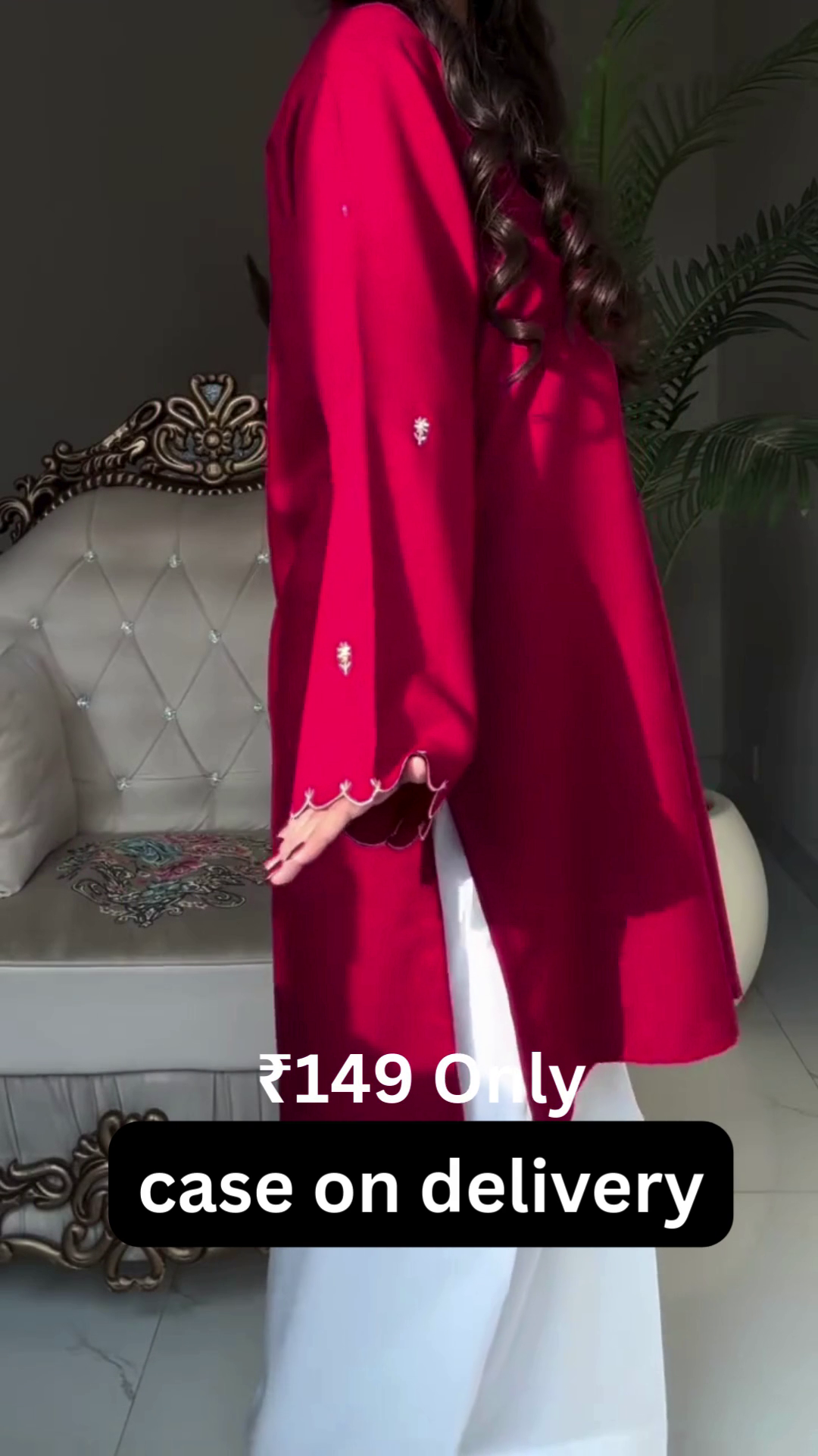 Classic Red Kurta – Simple, Stylish & Affordable