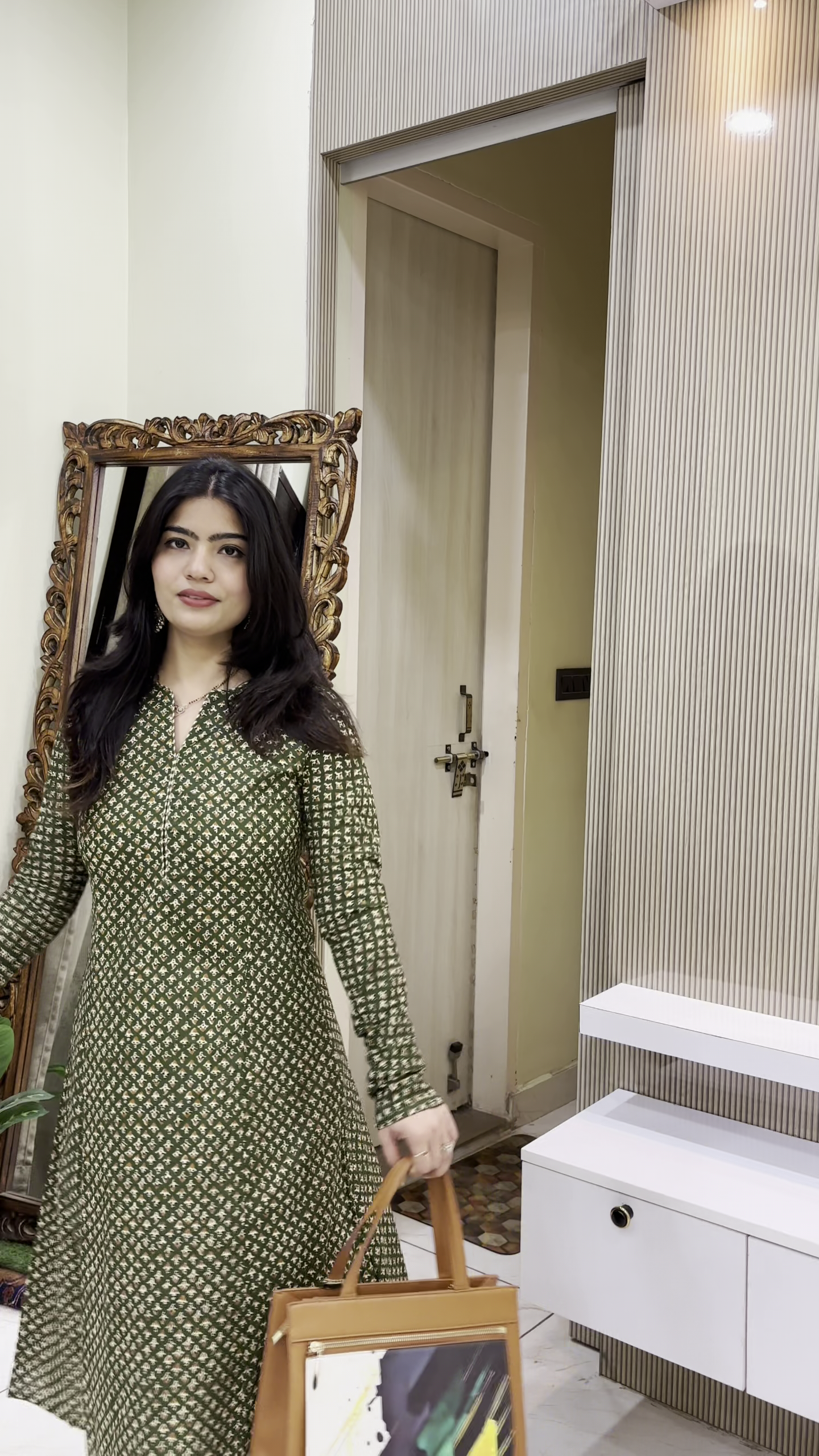 🖤 Classic Elegance – Black Kurta with Printed Dupatta