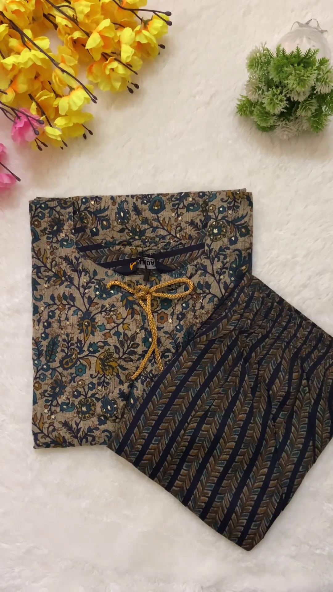 Classic Green Printed Kurta Set – Everyday Ethnic Elegance