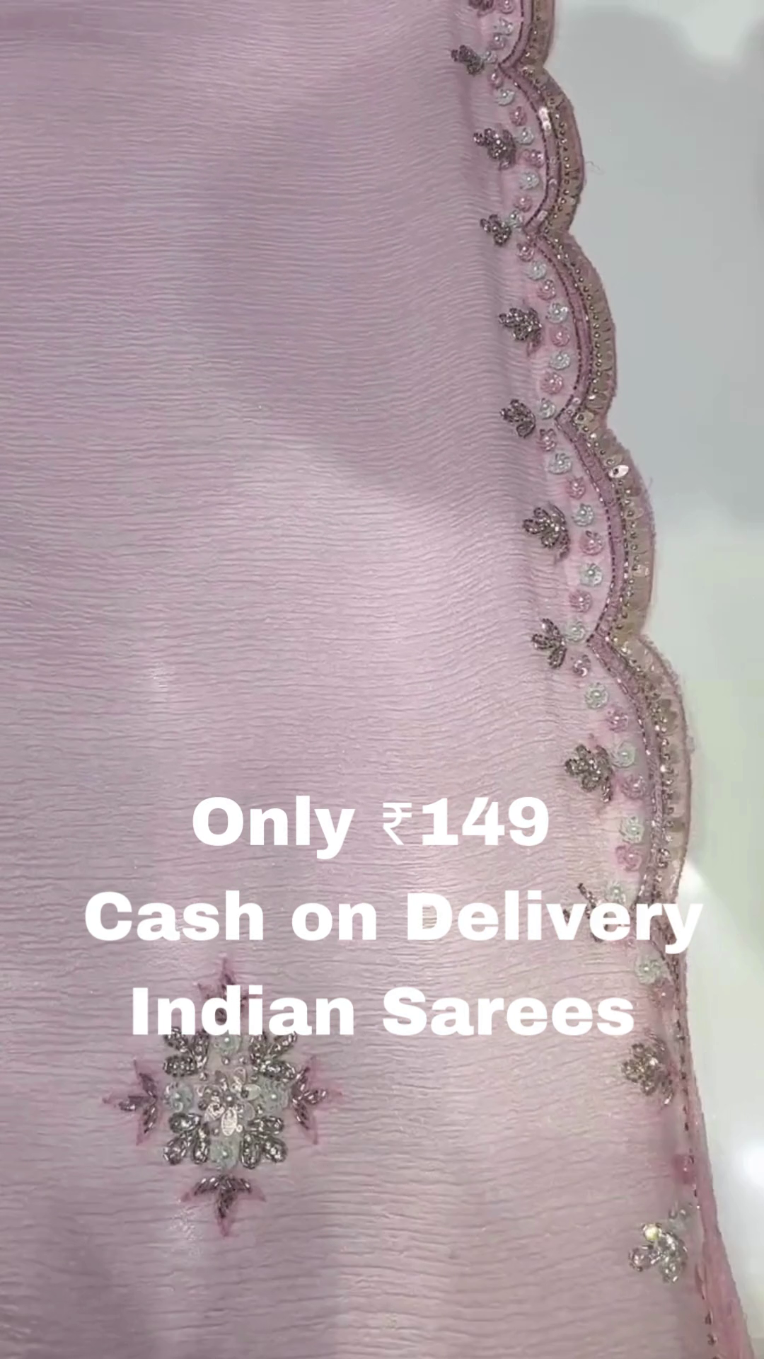 Elegant Pink Designer Saree