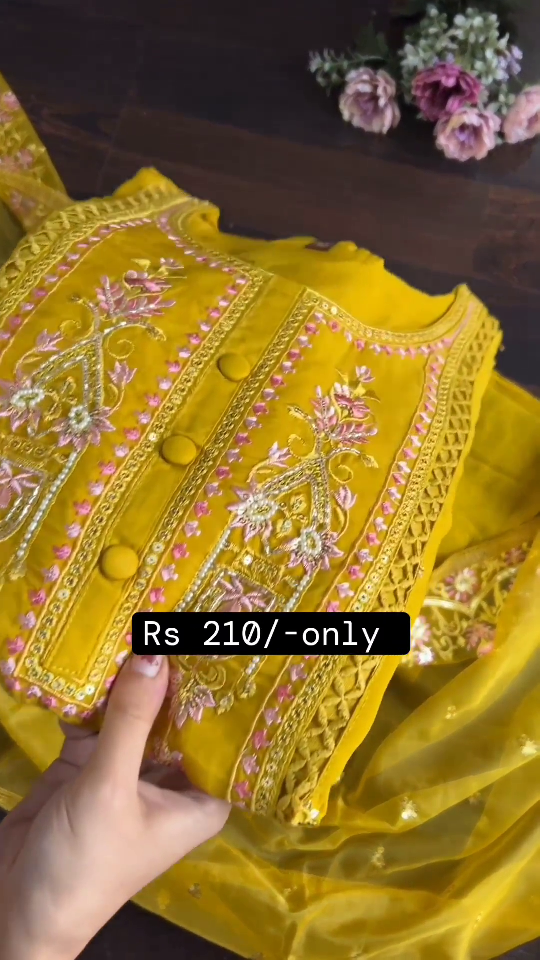Sunshine Yellow Elegance – Embroidered Kurta Set