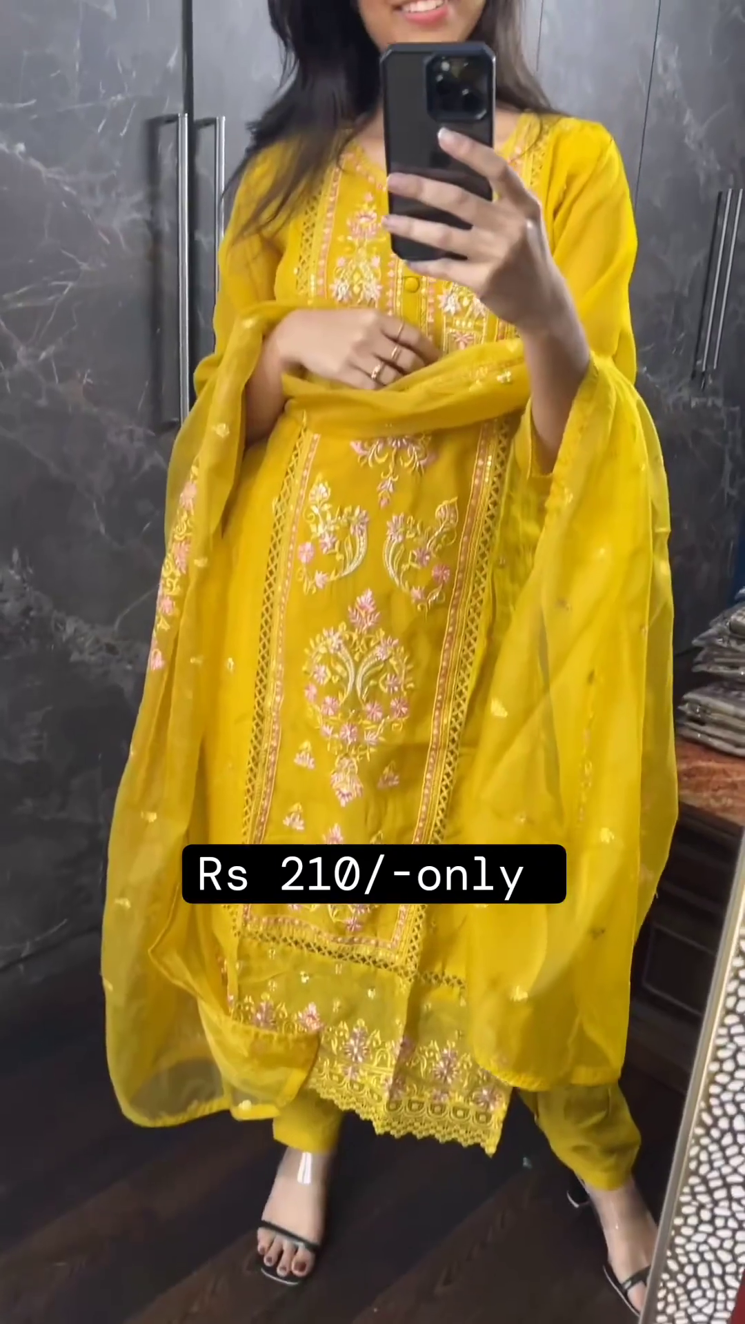 Sunshine Yellow Elegance – Embroidered Kurta Set
