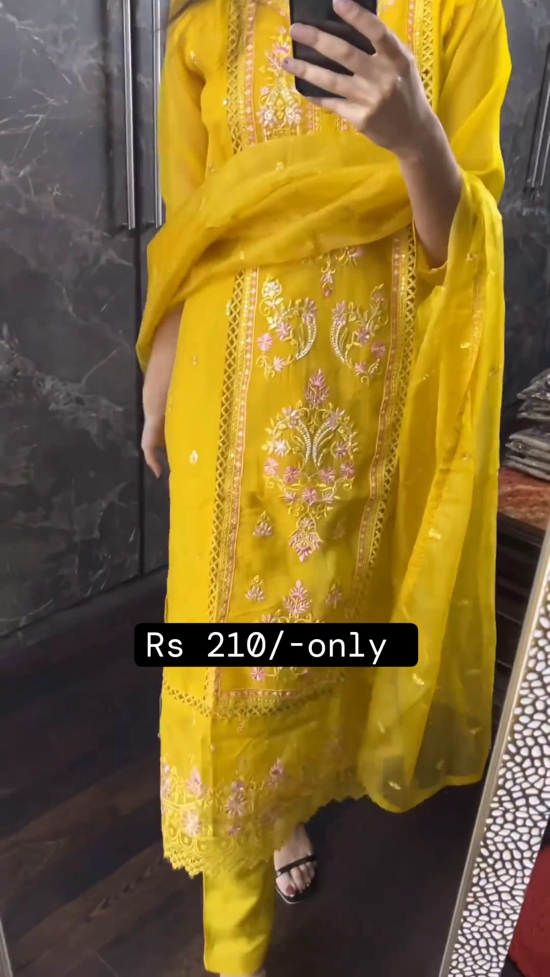 Sunshine Yellow Elegance – Embroidered Kurta Set