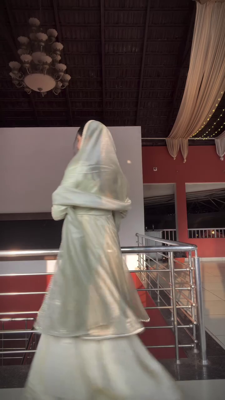 Elegant Pastel Party Wear Gown Set – Subtle Glam Look 💫