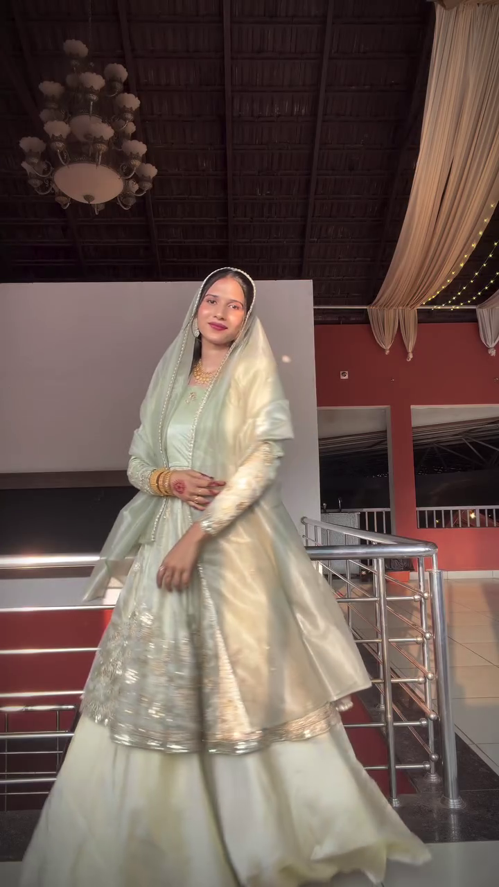 Elegant Pastel Party Wear Gown Set – Subtle Glam Look 💫