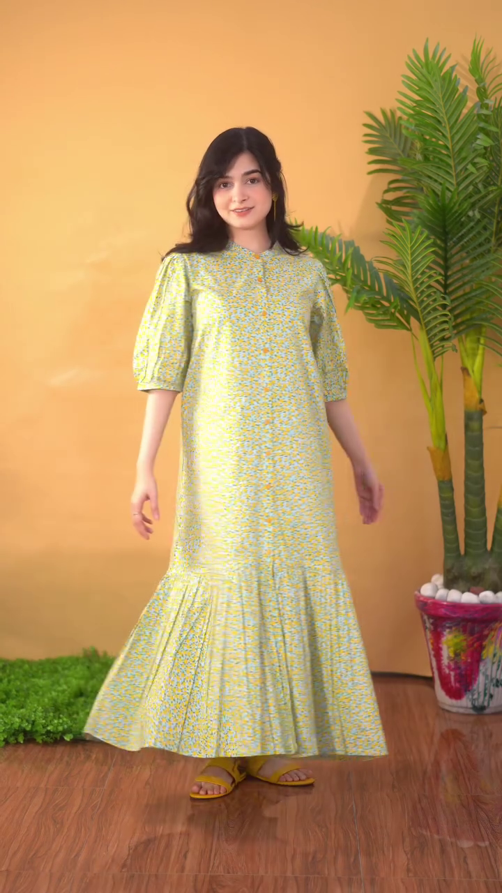 Fresh Floral Maxi Dress – Summer Breeze Look 🌼