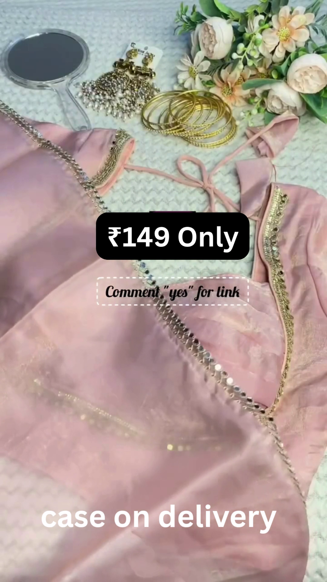 Soft Pink Party Blouse – Subtle Glam Elegance 💖✨