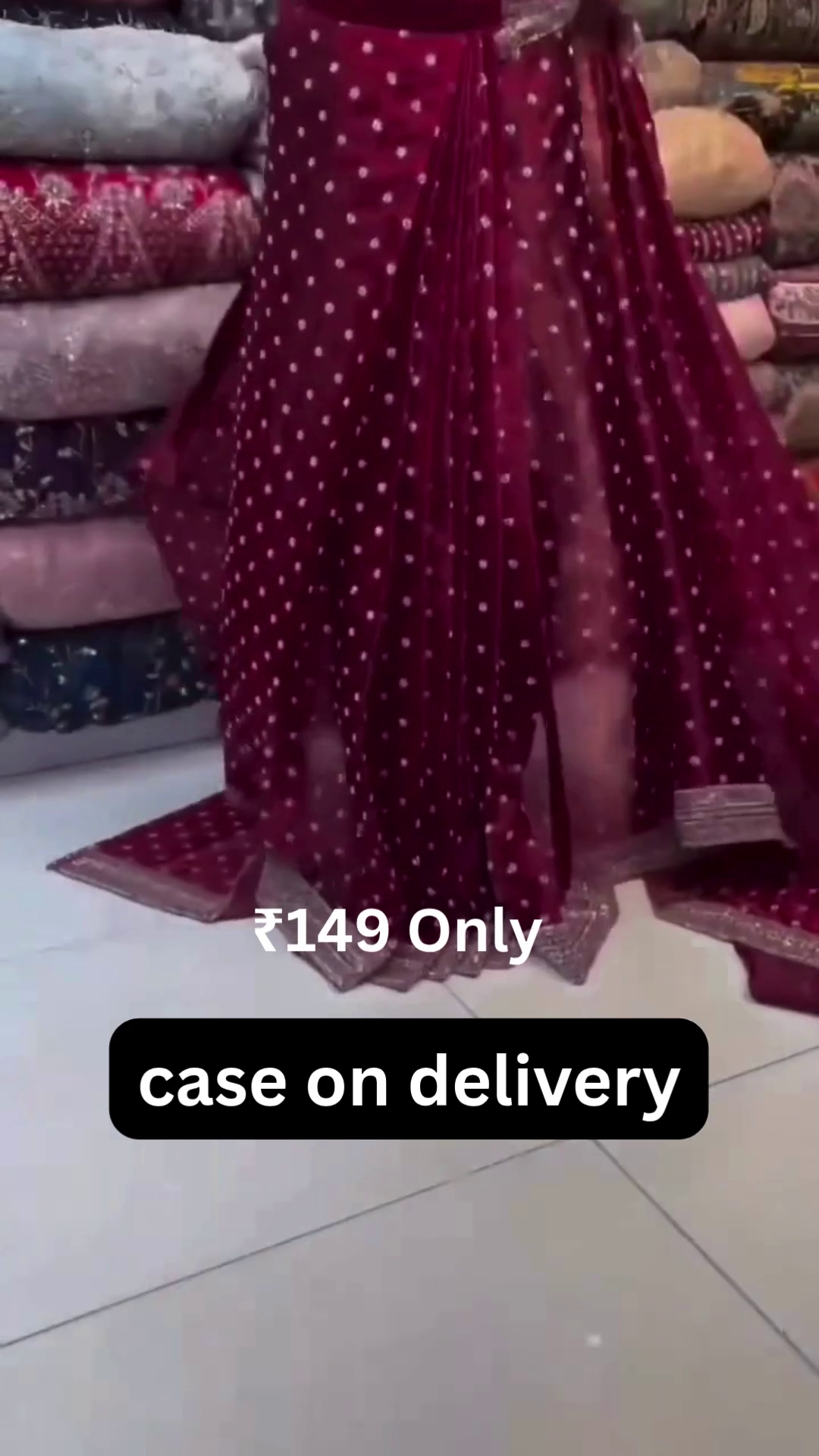Royal Maroon Lehenga Set – Festive Ready Look ❤️✨
