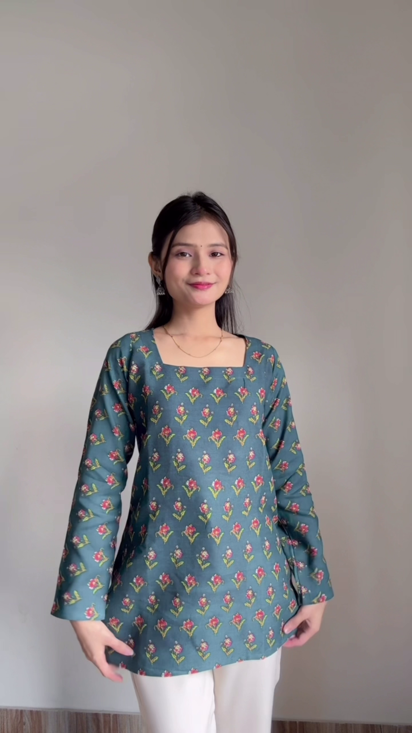 💚 Subtle Sophistication – Everyday Printed Kurti Style 💚