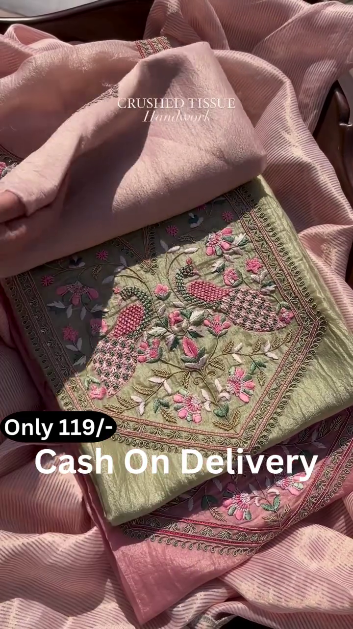 Premium Embroidered Kurti Set – Artistic Ethnic Style