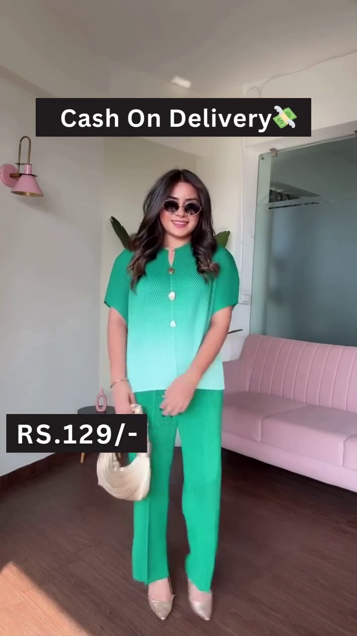 Stylish Pink Co-ord Set – Trendy Everyday Fashion