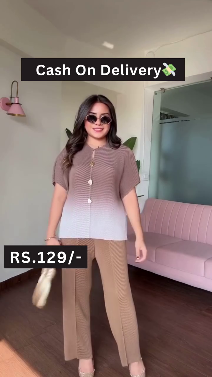 Stylish Pink Co-ord Set – Trendy Everyday Fashion