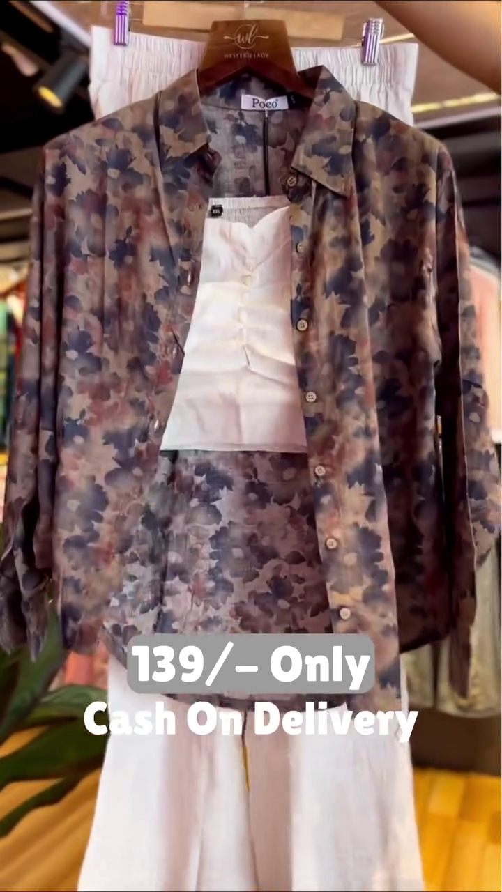 Trendy Floral Layered Co-ord Set – Stylish Statement Look